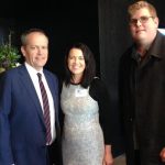 Mitchell Dye with Bill Shorten and Libby Coker