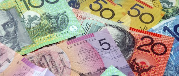 Australian notes and money