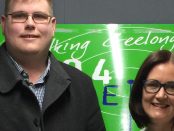 Mitchell Dye with Sarah Henderson MP