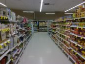 Coles supermarket shopping