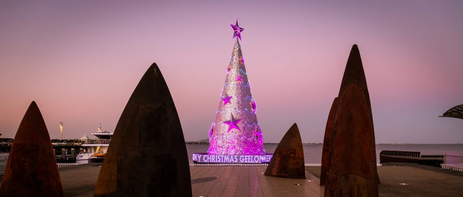 Geelong Christmas decorations in 2020 Photo: Mitchell Dye